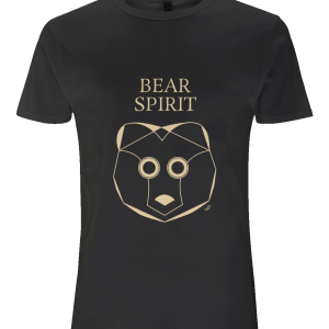 Men's Tencel T-Shirt Bear spirit gold