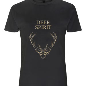 Men's Tencel T-Shirt Deer spirit gold